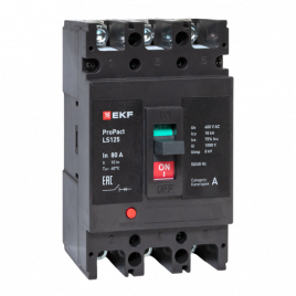 Выключатель LS125 18кА 3P 80А ProPact EKF