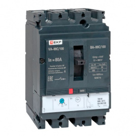 Выключатель ВА-99C (Compact NS) 100/80А 3P 36кА EKF