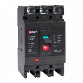 Выключатель LS125 18кА 3P 63А ProPact EKF