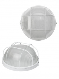 Свет-к НПБ 1102 белый/круг с реш. 100Вт IP54 TDM