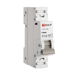 Выключатель ВА 47-63 1P 16А (С) 4,5 kA EKF PROxima