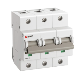 Выключатель ВА 47-125 3P 50А (C) 15кА EKF