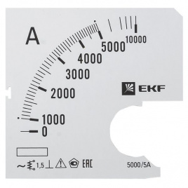 Шкала сменная для A721 5000/5А-1,5 EKF