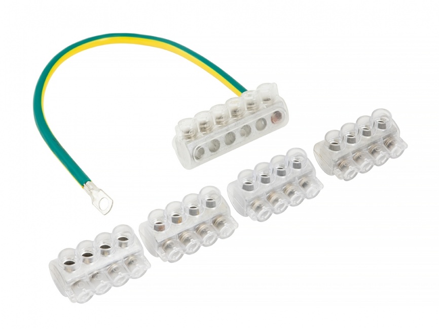 Комплект клеммников SV15.5 4x KE10.1 + 1x KE10.3 (Al 10-35 / Cu 1.5-25) для сетей уличного освещения фото 1
