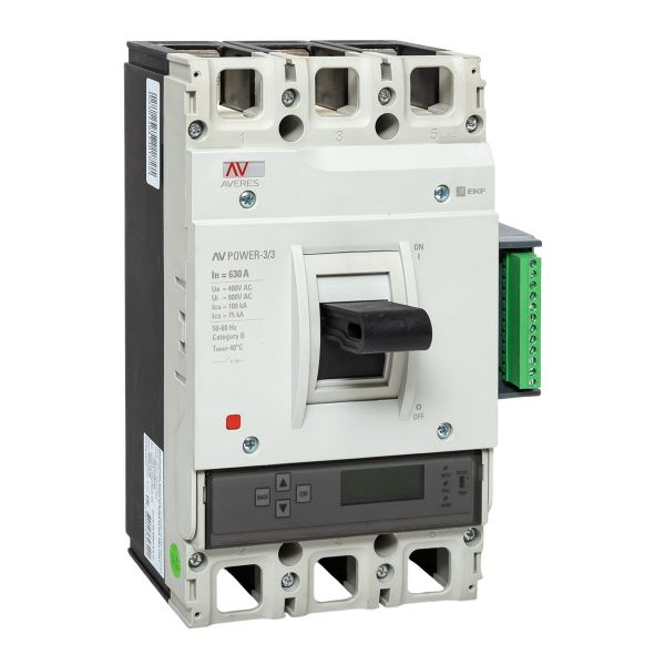 Выключатель AV POWER-3/3 630А 100kA ETU6.2 фото 1