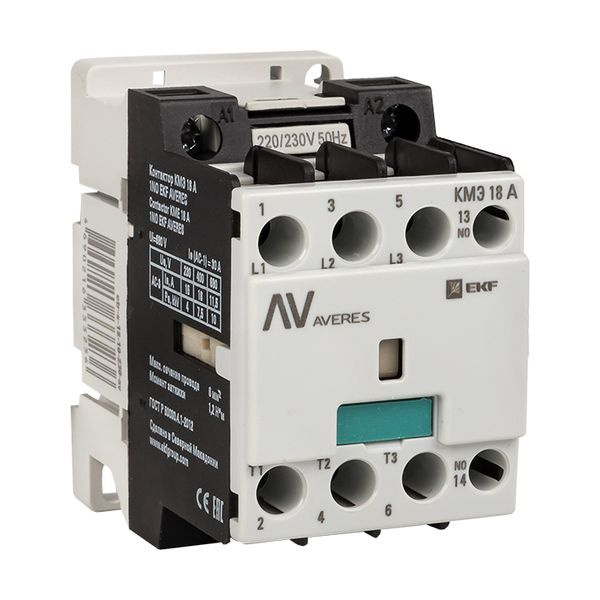 Контактор КМЭ 22А 1NO 400В АС EKF AVERES фото 1