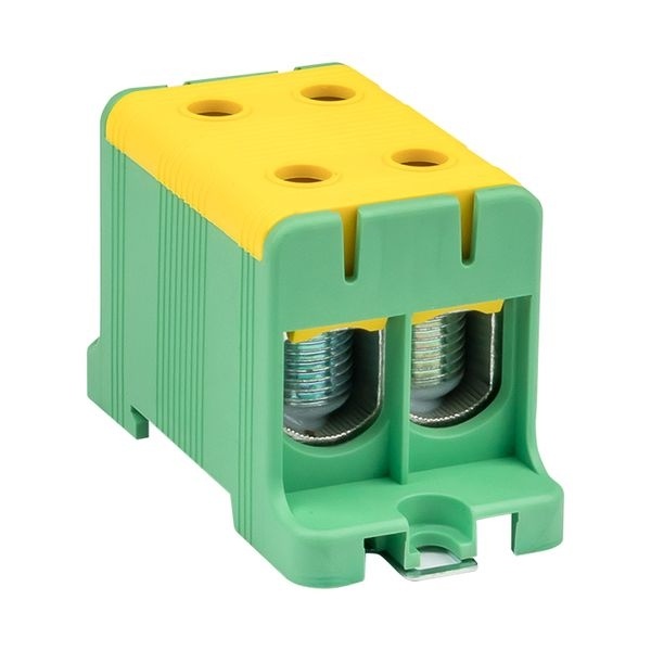 Клемма силовая КСВ 16-95 кв. мм. желто-зеленая EKF (двойная)(4) фото 1