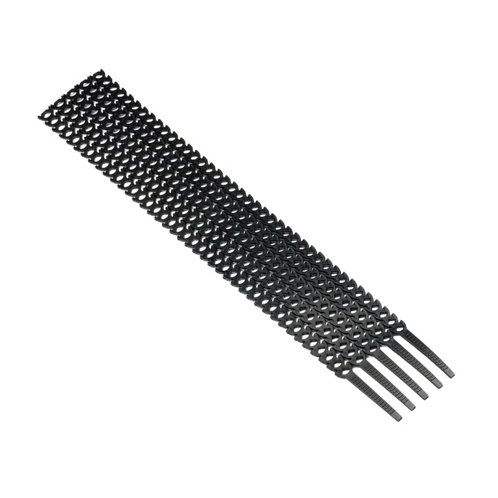 Хомут гибкий (20 шт.) черный FlexSTRAP EKF фото 1