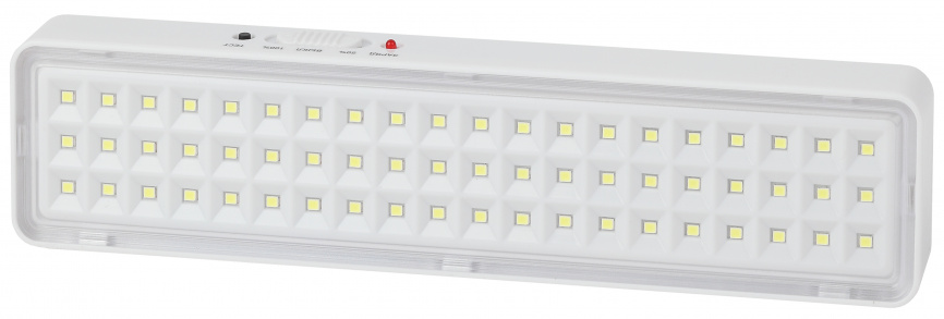 Аварийный светильник светодиодный ЭРА DBA-103-0-20 непостоянный 60LED 5ч IP20 фото 1