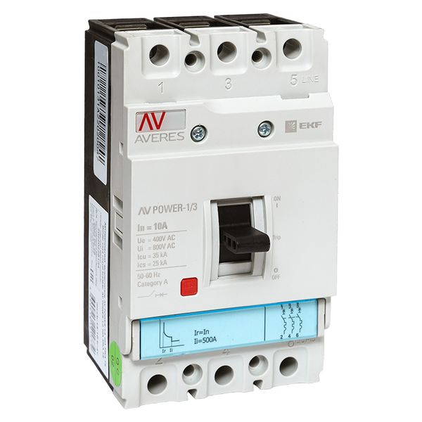 Выключатель AV POWER-1/3 10А 35kA TR фото 1