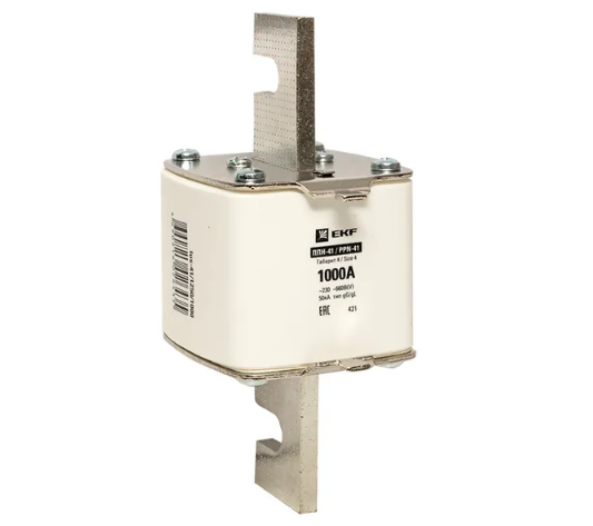 Плавкая вставка ППН-41 1250/1000А габарит 4 EKF фото 1