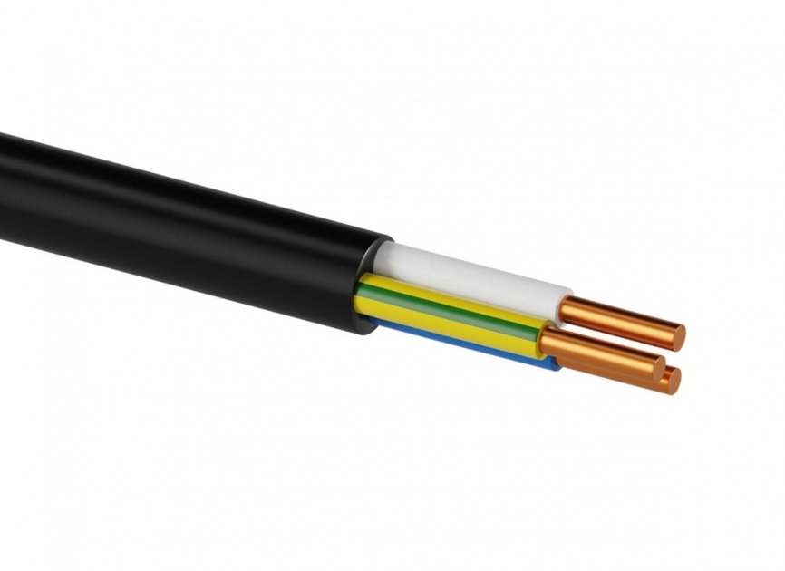 Кабель ВВГнг(А)-FRLS 3х1,5 ОК, 0,66кВ ГОСТ фото 1