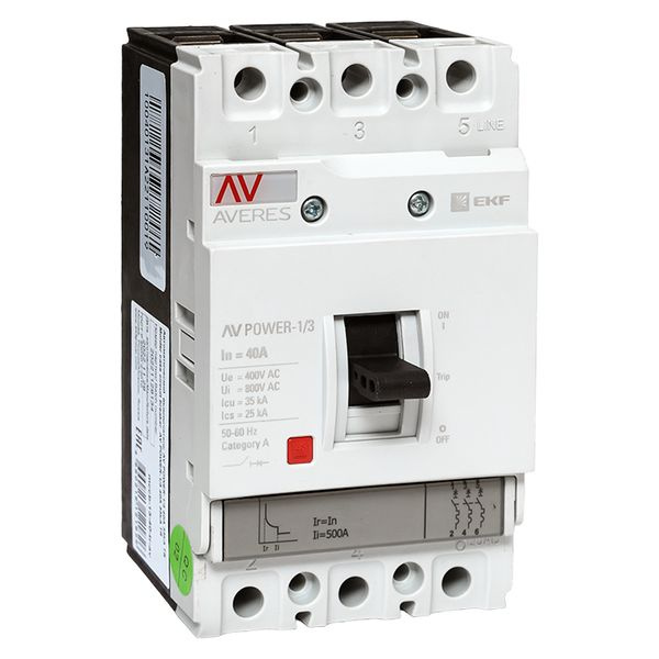 Выключатель AV POWER-1/3 40А 35kA TR фото 1