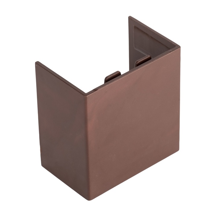 Соединитель EKF Plast 16х16 (4 шт)  под темное дерево фото 1