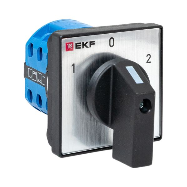 Кулачковый переключатель ПК-1-42 10А 2P "1-0-2" EKF  фото 1