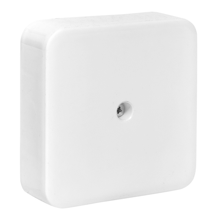 Коробка распаячная о/у 75х75х26 KMP-030-030кг с клеммником, белая EKF PROxima фото 1