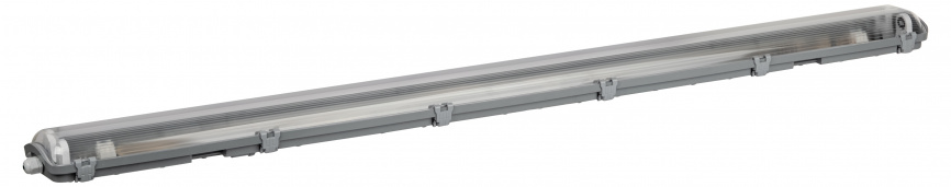 Светильник ЭРА SPP-103-0-002-120 IP65 под 2 светодиодные лампы T8 G13 LED 2x1200 транзитный 1,5 кВт в линию фото 1