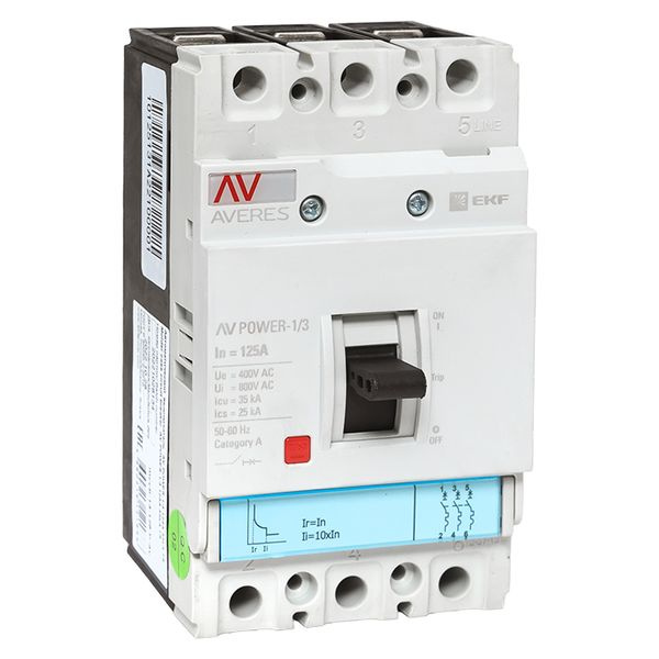 Выключатель AV POWER-1/3 125А 35kA TR фото 1