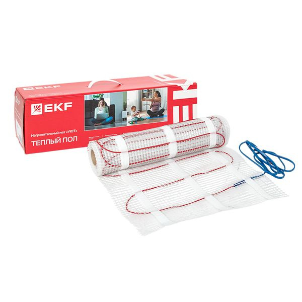 Теплый пол (мат нагревательный) "Уют" 4 кв.м. 600 Вт EKF фото 1