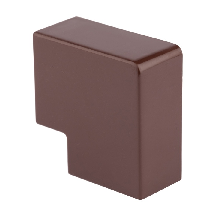 Поворот 90 гр EKF-Plast 40х25 (4шт) под темное дерево фото 1