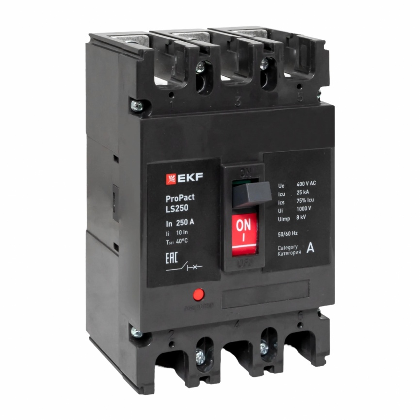 Выключатель LS250 25кА 3P 160А ProPact EKF фото 2