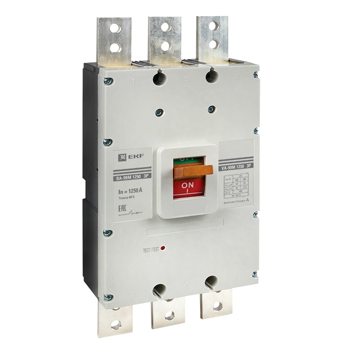 Выключатель ВА-99М 1250/1250А 3P 35кА EKF PROxima фото 1