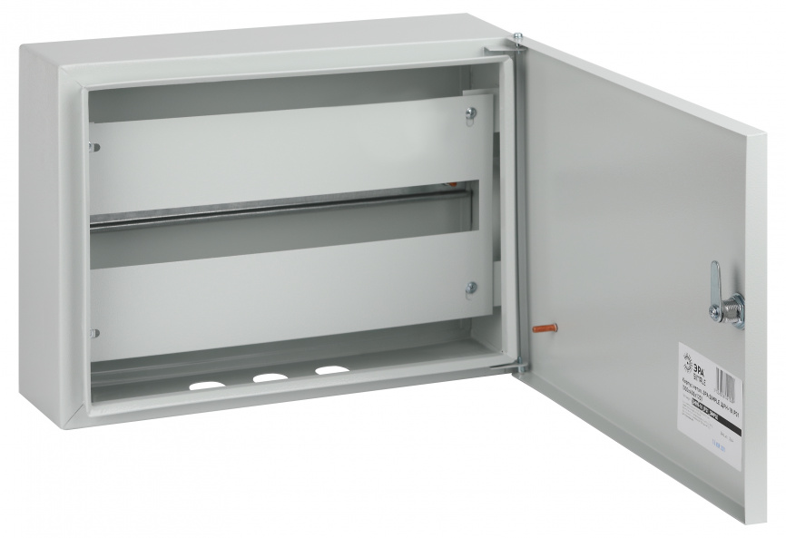 Корпус металлический навесной ЭРА SIMPLE ЩРН-18 (300х400х120) IP31 УХЛ3 серый фото 1
