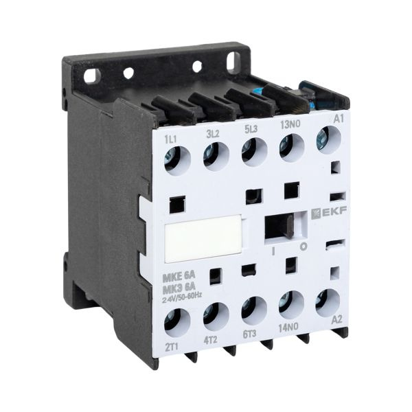 Миниконтактор МКЭ 6А 24В 1NO EKF PROxima фото 1