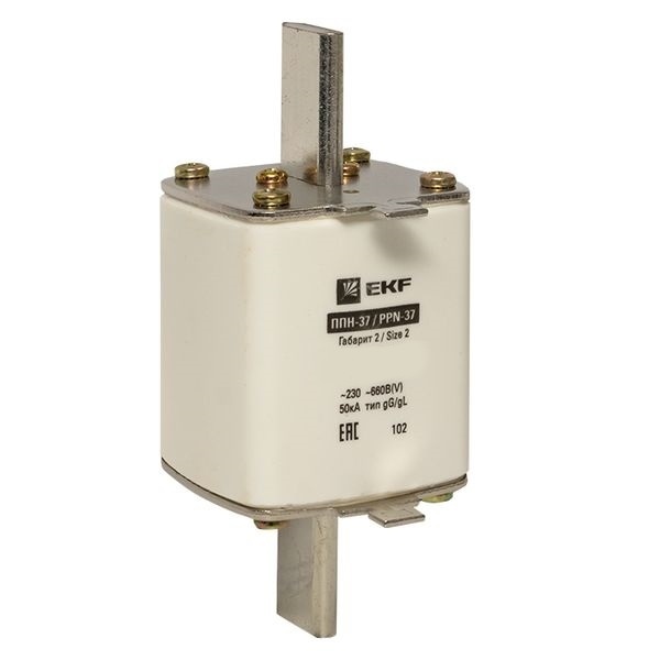 Плавкая вставка ППН-37 400/125А габарит 2 EKF фото 1