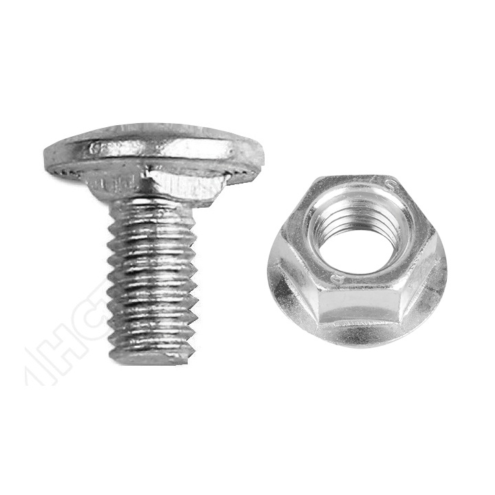 Комплект соединиельный 6х10 (Винт с подголовником+гайка с фланцем М6) фото 1