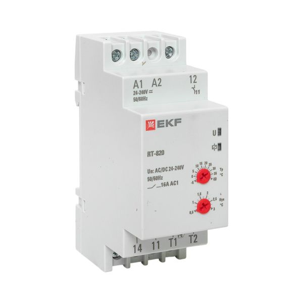 Реле температуры RT-820 (-5....+40 С)  EKF PROxima фото 1