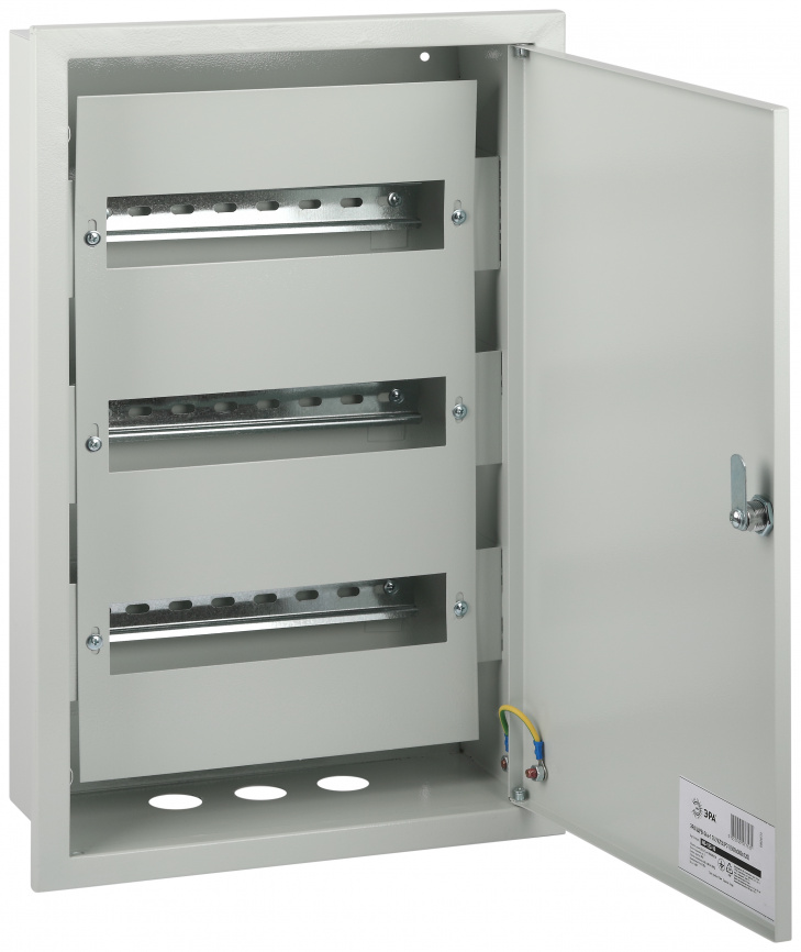 Корпус металлический встраиваемый ЭРА ЩРВ-36 (500х300х120) IP31 УХЛЗ серый фото 1