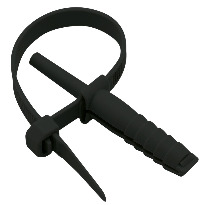 Хомут дюбельный черный (7х150) (50шт.) EKF PROxima фото 1