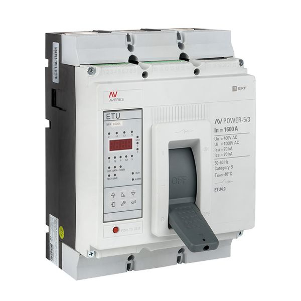 Выключатель AV POWER-5/3 1600А 70kA ETU4.0 фото 1