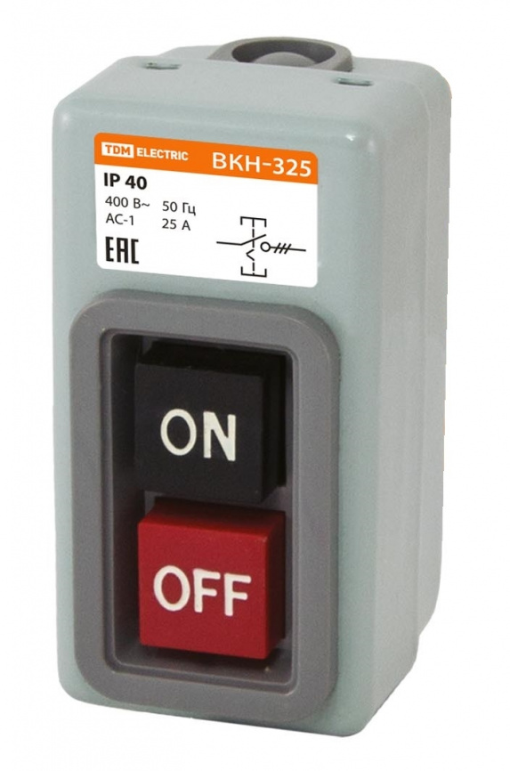 ВКН-325 3Р 25А 230/400В IP40 TDM фото 1