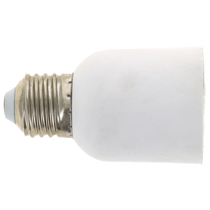 Переходник Е-27-Е40, белый фото 1