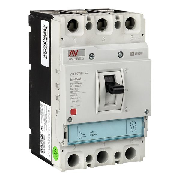 Выключатель AV POWER-2/3 250А 80kA TR фото 1