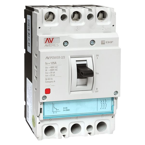 Выключатель AV POWER-2/3 125А 35kA TR фото 1