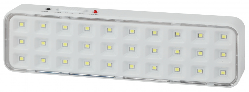 Аварийный светильник светодиодный ЭРА DBA-102-0-20 непостоянный 30LED 5ч IP20 выход фото 1