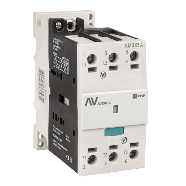 Контактор КМЭ 65А 400В АС EKF AVERES фото 1