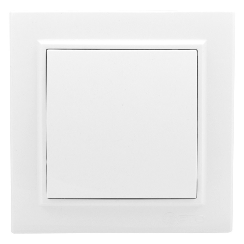 "Минск" Выключатель 1-клавишный СП проходной 10А белый EKF фото 1