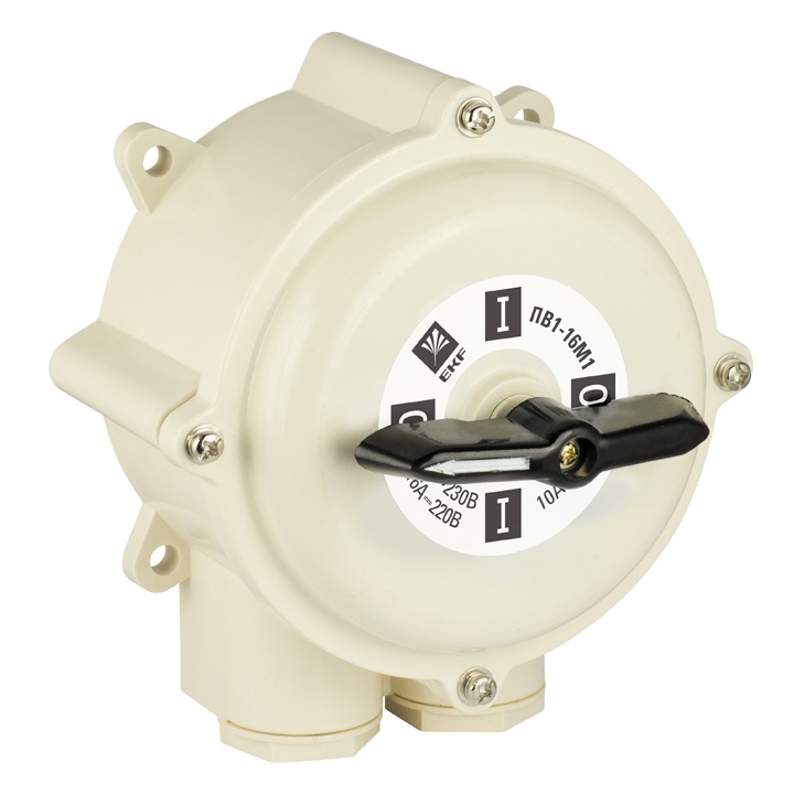 Пакетный выключатель ПВ 3-16 М1 пл. IP56 EKF фото 1