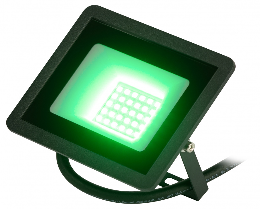 Прожектор светодиодный уличный ЭРА LPR-025-GREEN-030 30Вт зеленое свечение IP65 гарантия 2 года фото 1