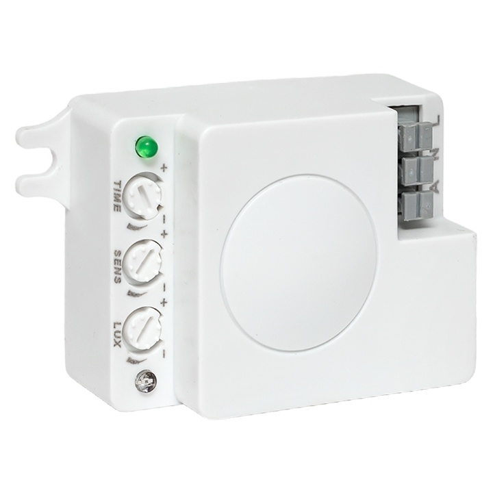 Датчик микроволновый MW-706 (ДД) белый, 1200Вт 360гр. до 8м IP20 MW-706 EKF фото 1