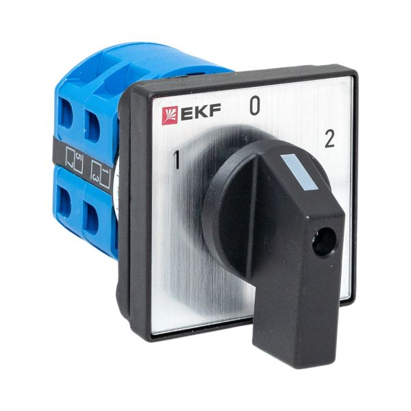 Кулачковый переключатель ПК-1-42 25А 2P "1-0-2" EKF фото 1