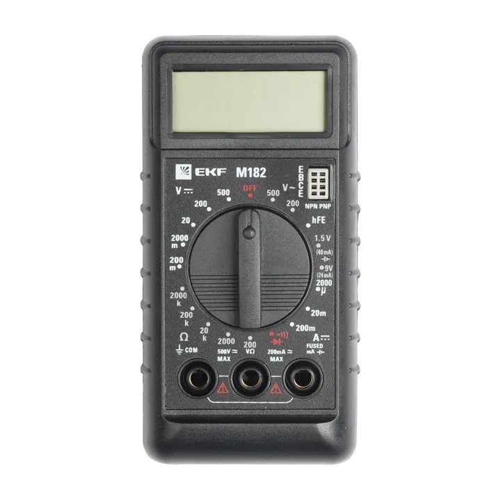 Мультиметр цифровой M182 EKF Master фото 1