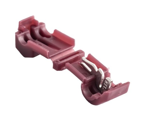 Ответвитель прокалывающий ОВ-T 1 0.25-1.0 мм2 красный (50шт) EKF PROxima фото 1