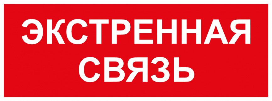 Самоклеящаяся этикетка ЭРА INFO-SSA-123 330х120мм Экстренная связь SSA-101/DPA-301 фото 1