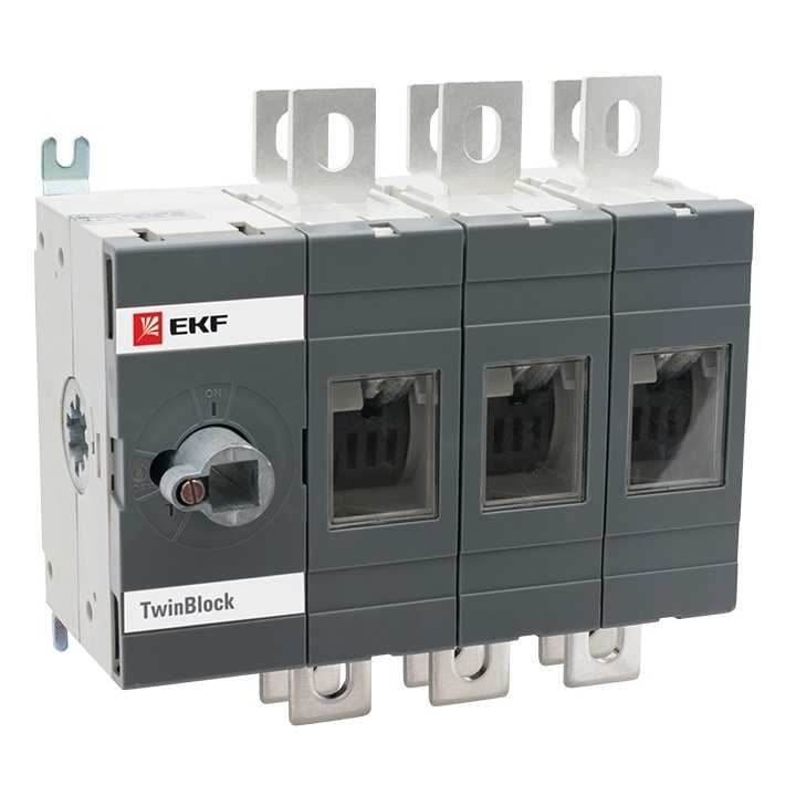 Рубильник 160A 3P реверсивный без рукоятки TwinBlock EKF фото 1