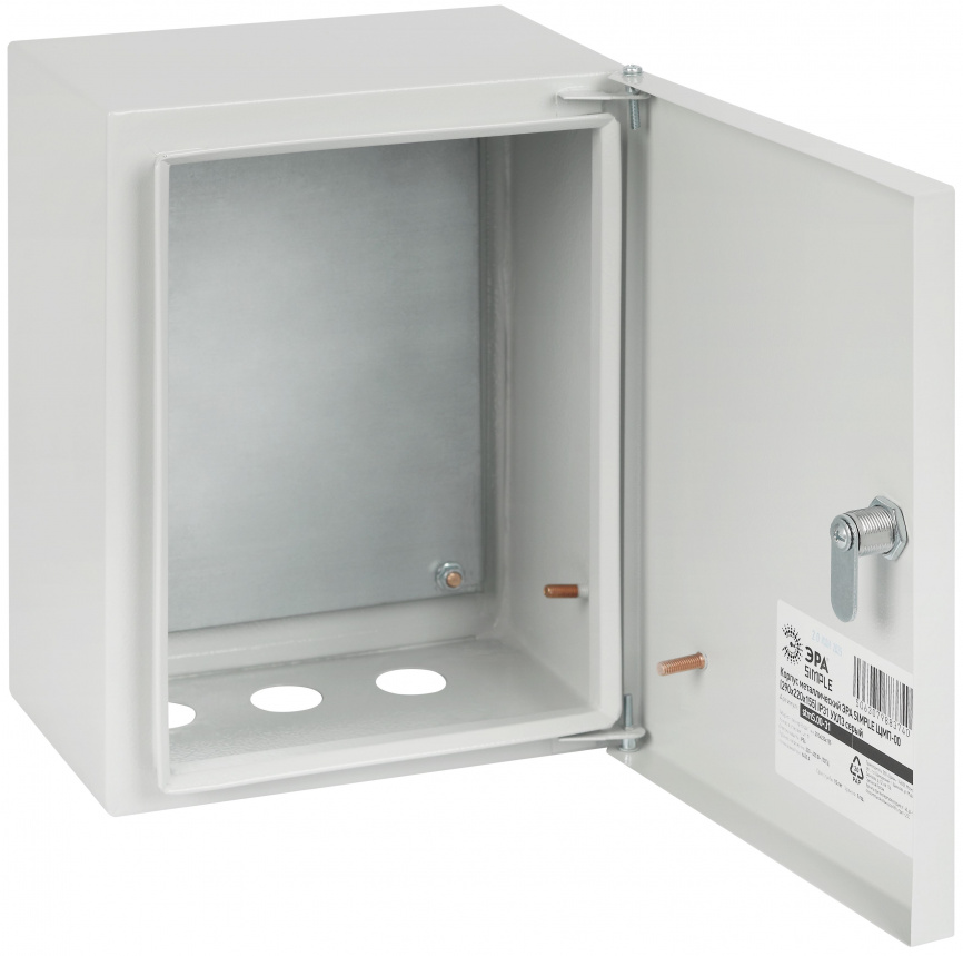 Корпус металлический ЭРА SIMPLE ЩМП-00 (290х220х155) IP31 УХЛ3 серый фото 1